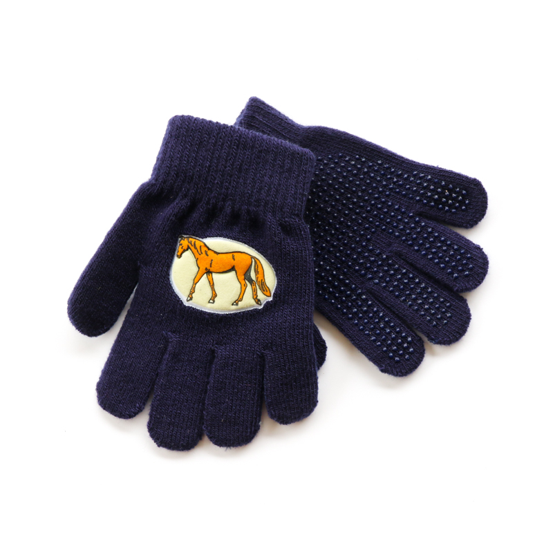 HANDSCHOENEN HB HORSES - GEBREID - KIDS HANDSCHOENEN HB HORSES - GEBREID - KIDS