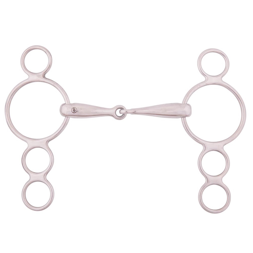 PESSOA - ENKEL - 4 RINGEN - RVS - 18MM PESSOA - ENKEL - 4 RINGEN - RVS - 18MM